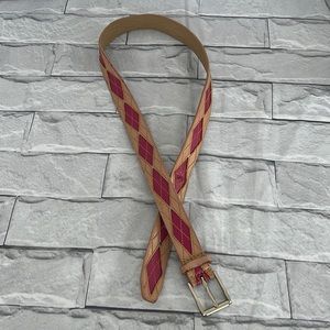 Express western stitched leather belt size large